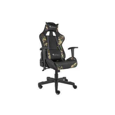 Karrige gaming Genesis NFG-1532, mbështetje koke, material tekstil, e zezë kamuflazh