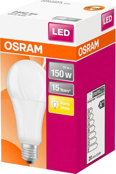 ЛЕД-сијалица Осрам E27, 20W, 2451lm, топло бела светлина