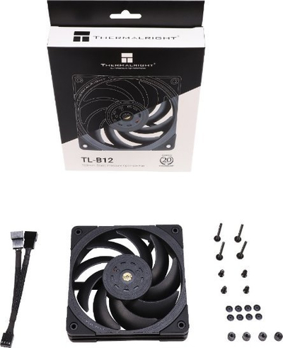 Ventilator PC Thermalright TL-B12, 120mm, 2150 RPM, i zi