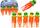 Set lodrash me uj Bath Toys Jellyfish Diving Set, 6 copë, shumëngjyrësh