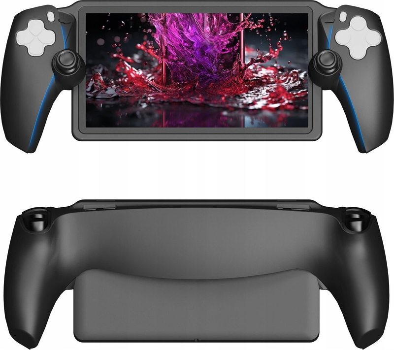 Mbulesë silikoni JYS P5183 për Sony PlayStation Portal, mbrojtëse, e zezë