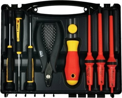 Set kaçavidash Felo E Smart, 9 pjesë, për elektronikë, në kuti plastike
