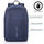 Çantë shpine XD Design Bobby Soft, 15.6", kundër vjedhjes, blu navy
