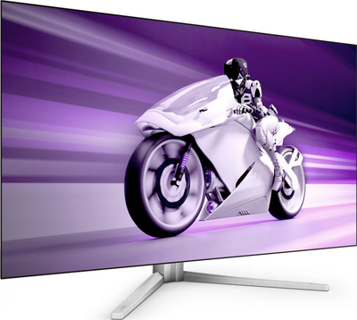 Monitor gaming Philips 42M2N8900, 41.5", OLED 4K, 138Hz, i bardhë