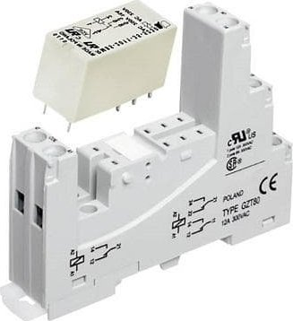 Rele modulare Ropam RM85-230V-1P, spirale 230V AC, 12A 300VAC, për shinë DIN