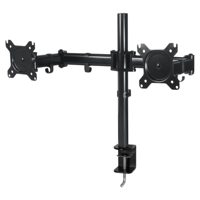 Krah monitori Arctic Z2 Basic, për 2 monitorë deri 27", kapëse tavoline, rrotullim dhe anije, i zi