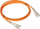 Kabllo optik RBLINE PC-2LC/2SC-MM-2, multimode OM2, 2 m, portokalli