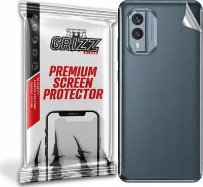 Folje mbrojtëse mbrapa GrizzGlass Grizz, për Nokia X30, transparente