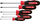 Сет шрафцигери Torx Gedore RED 3301272, 6 парчиња, T10 T40, рачка со 2 компоненти