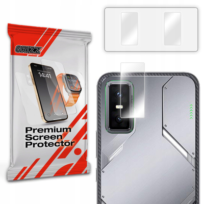 Mbrotjëse kamere 2 copë Hybrid Glass për Infinix GT 30 Pro, transparente