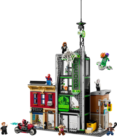 Set lodrash Marvel Spider-Man vs Oscorp, figurina aksioni, për fëmijë