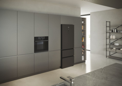 Frigorifer Haier 3D 70 Series 5 HTR5719ENPT, 528L, klasë energjie E, i zi