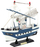 Model varke peshkimi Flying Lady për zbukurim, 24x23cm, dru, blu me të bardhë