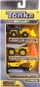 Set lodrash Tonka Trucks Diecast Construction, 3 makina pune, metal, të verdha