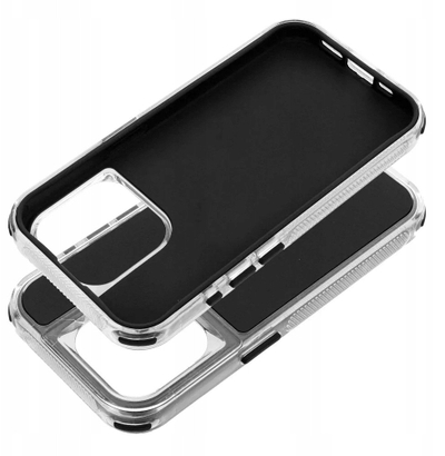 Futrollë telefoni OEM MATRIX për iPhone 17 Pro, TPU PU, e zezë