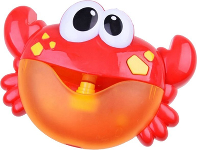 Lodër banjo WOOPIE BABY Bubble Crab, me shkumë dhe melodi, 3 copë, e kuqe