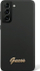 Kapak telefoni Guess Liquid Silicone, për Samsung Galaxy S23 Ultra, me logo metalike, i zi