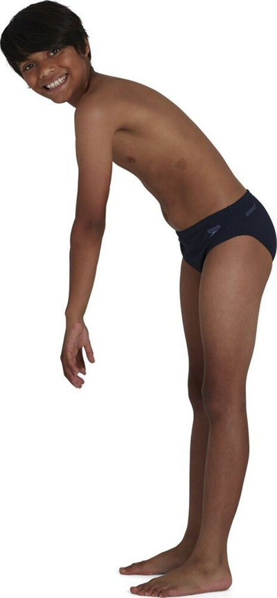 Детски костим за капење Speedo Junior Essential Endurance+ 6.5cm Brief, отпорен на хлор, брзо сушење, црн