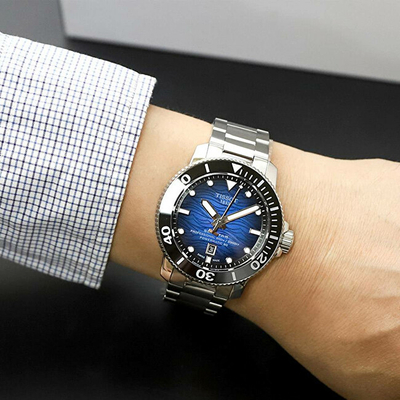 Orë për meshkuj Tissot Seastar 2000 Professional Powermatic 80, e argjendtë