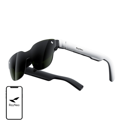 Syze XR RayNeo Air 3s, micro OLED, Whisper Mode 2.0, të zeza