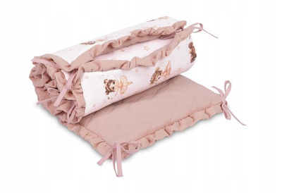 Mbrojtëse krevati Motherhood Muslin Ballerinas, për foshnje, pambuk, rozë