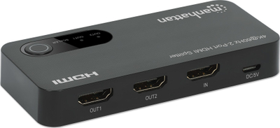 Splitter HDMI Manhattan 2 porta, 4K 60Hz, EDID, i zi
