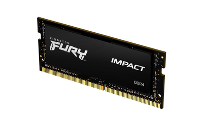 RAM меморија за лаптоп Kingston FURY Impact, 16GB DDR4, 2666MT/s, црна