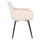 Kolltuk ngrënieje Latrell 57x56x84Hcm (HM8582.05), zezë