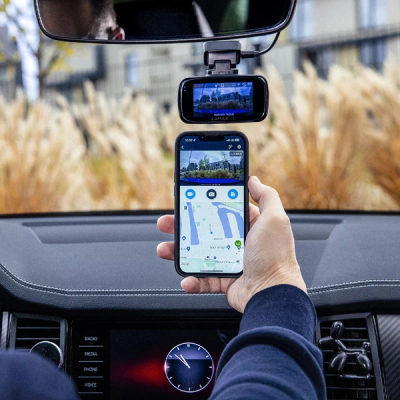 Kamera për makinë LAMAX C11 GPS 4K, me detektor radarësh, e zezë