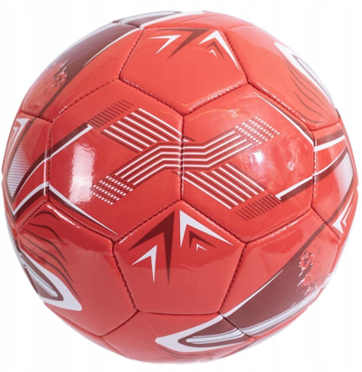 Топка фудбал Liverpool Team Merchandise Turbine Football 5, големина 5, црвена