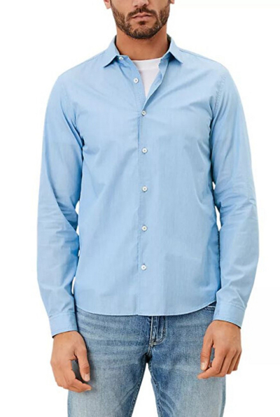 Këmishë S.Oliver Slim Fit, e kaltër, 13.202.21.X168.5358