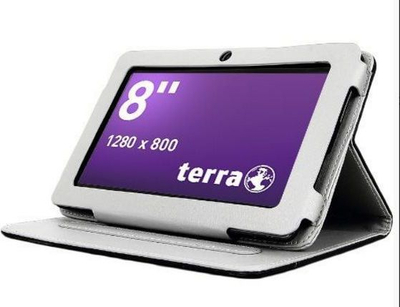 Futrollë folio për tablet Wortmann Terra PAD 803, 8", model 1519271, ngjyrë e zezë me gri