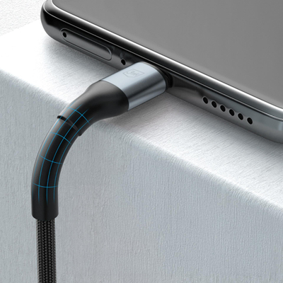 Kabllo USB C 3MK Hyper Cable N Series, USB C në USB C, 2m, 60W, e zezë