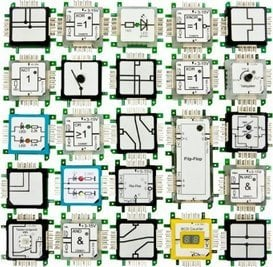 Set eksperimental BrickRKnowledge ALL-BRICK-0630 Logic Set, qark digjital, modular