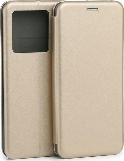 Mbulesë telefoni Beline Book Magnetic për Infinix Note 30 Pro, kapak si libër, ngjyrë ari