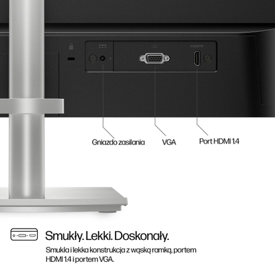 Monitor HP 23.8-inch Series, 23.8", 1920 x 1080, 100 Hz, i argjendtë