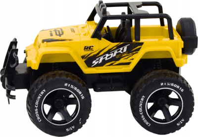 Makina me telekomandë Leantoys Off-Road 1:18, 245 x 155 mm, e verdhë