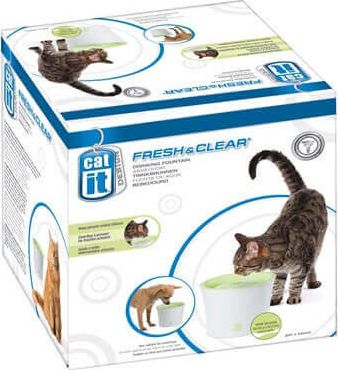 Фонтана за вода за мачки Hagen Catit Fresh &amp; Clear, 3L, бела