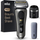 Електрична машина за бричење Braun Series 9 PRO+ 9575cc, со станица за полнење, инокс, сива