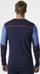 Bluzë termike Helly Hansen Lifa Merino Crewneck, merino, me mëngë t’gjata, blu XL