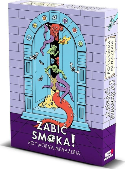 Zgjerim loje RPG Kill the Dragon Monstrous Menagerie, 80 shtojca të reja, 3 6 lojtarë, shumëngjyrëshe