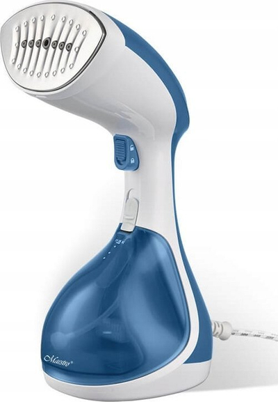 Рачен парогенератор за облека Maestro MR-355-BLUE, 1500W, 0.24L, сино и бело