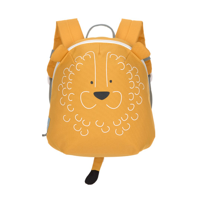 Çantë shpine për fëmijë Lässig Tiny Backpack About Friends Lion, 2L, me rripa të rregullueshëm, e verdhë