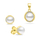 Set aksesorë për femra Brilio Silver sBS4622, të artë