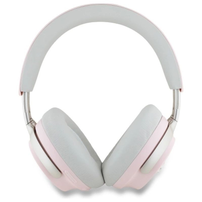 Kufje pa tela Guess DB Metal Script, Bluetooth 5.4, ANC, rozë