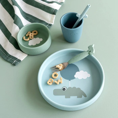 Set silikoni - Happy Clouds Blue