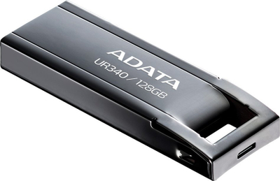 USB ADATA UR340, 128GB, USB 3.2, metalik i zi