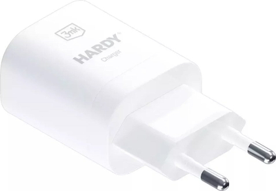 Karikues muri 3MK HARDY 3MK4699, 1x USB C, karikim i shpejtë, i bardhë