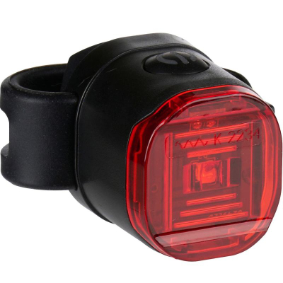 Lampë pasme për biçikletë Dunlop 334547, LED 250 lumen, USB C, e zezë me të kuqe