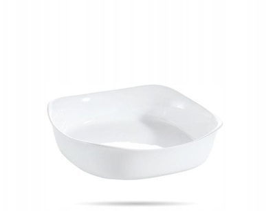 Enë pjekje katrore Luminarc Smart Cuisine, 3.2 Qt, e bardhë